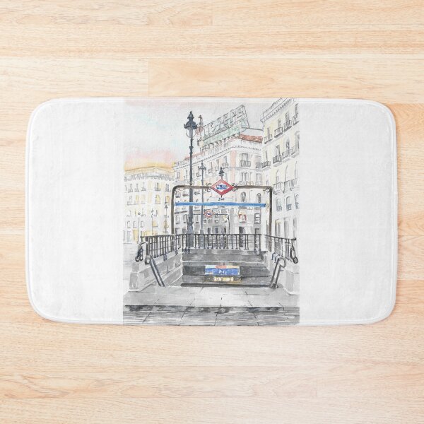 Item preview, La Puerta del Sol in Madrid Spain designed and sold by victoriaolsonart.