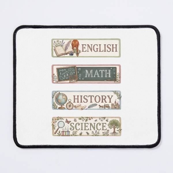 Item preview, Anne of Green Gables English Math History Science Cottagecore Labels Shirt designed and sold by Fenay Designs.