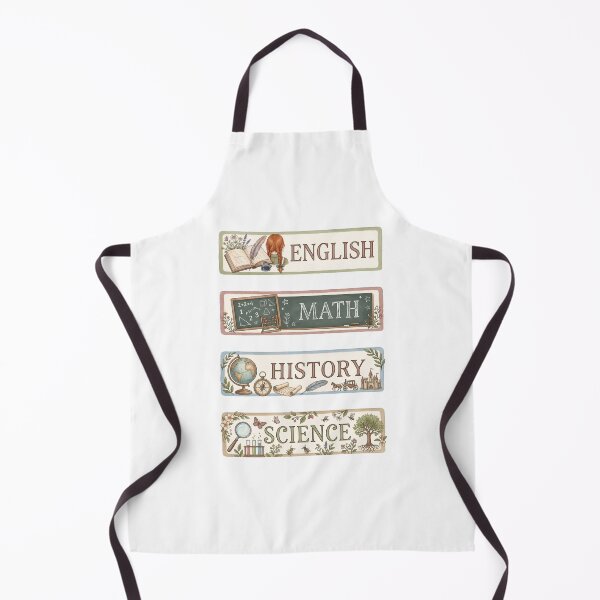 Item preview, Anne of Green Gables English Math History Science Cottagecore Labels Shirt designed and sold by Fenay Designs.