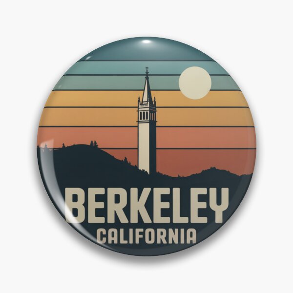 Item preview, Berkeley California: Retro Campanile Skyline designed and sold by CircinusStore.