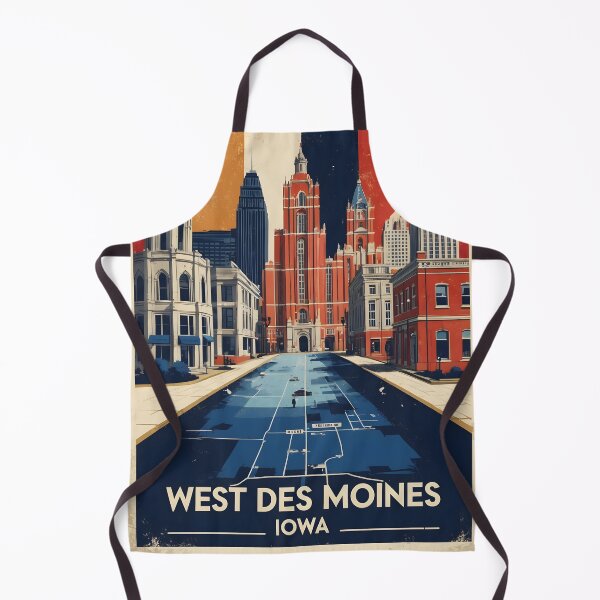 Item preview, West Des Moines Iowa 1950s USA Vintage Travel Tourism designed and sold by TravelersGems.