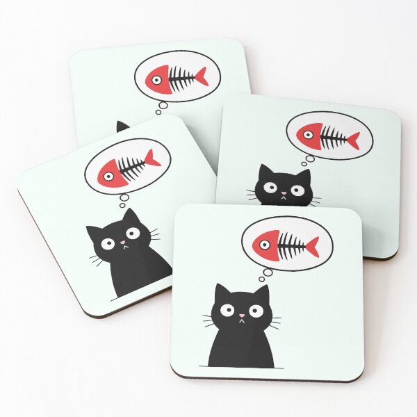 Item preview, Hungry Black Cat designed and sold by Amir Faysal.