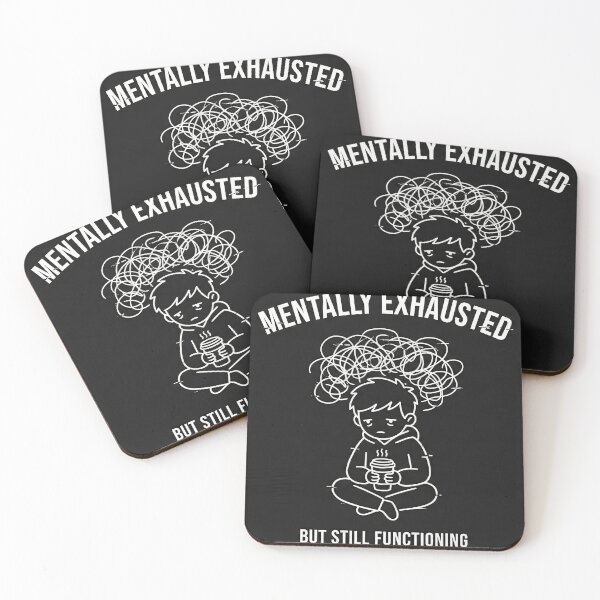 Item preview, Mentally Exhausted But Still Functioning Dark Humor designed and sold by apex.vibe.