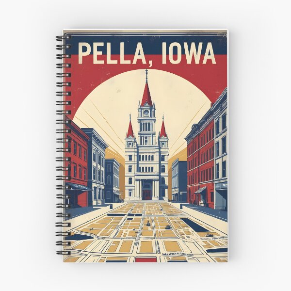 Item preview, Pella Iowa 1950s USA Vintage Travel Tourism designed and sold by TravelersGems.