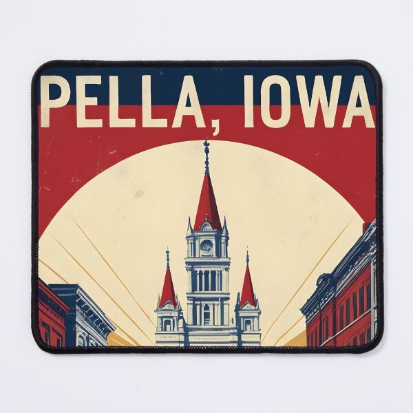 Item preview, Pella Iowa 1950s USA Vintage Travel Tourism designed and sold by TravelersGems.