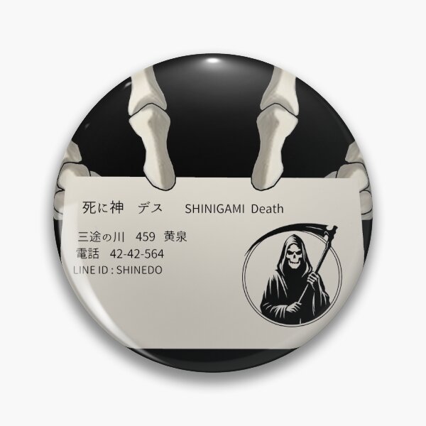 Item preview, Shinigami no Meishi designed and sold by Tatsuyama Mayhem.