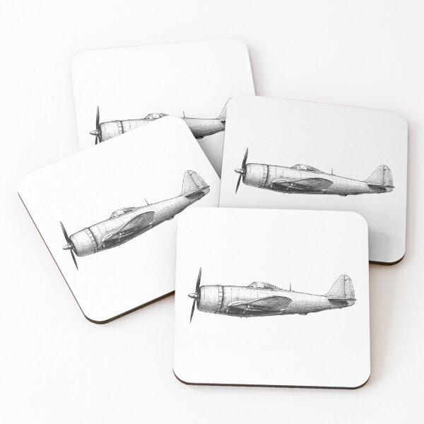 Item preview, Vintage P-47D Thunderbolt Drawing designed and sold by furrydrool.