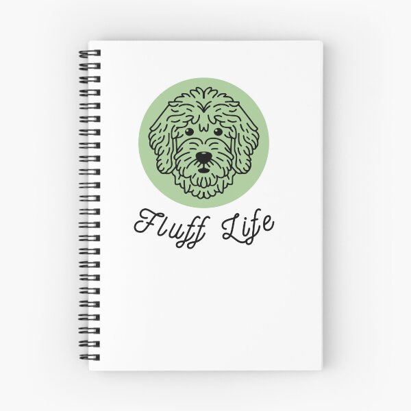 Item preview, Goldendoodle Cute Vector Line Art Fluff Life Sage Green designed and sold by PeriwinkleStone.