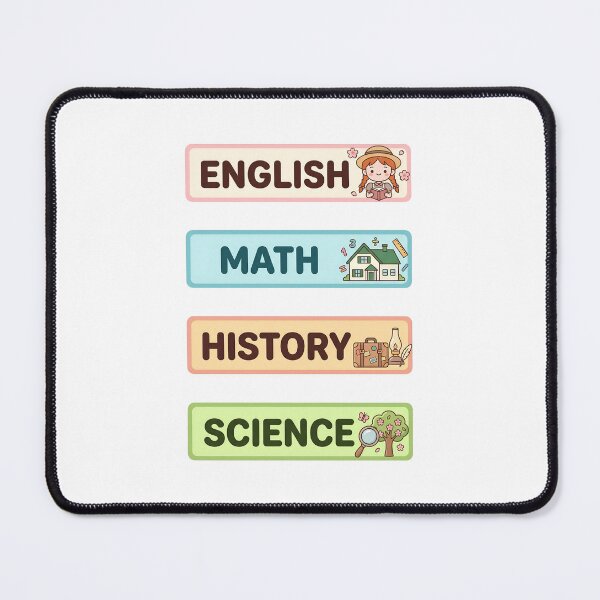 Item preview, Cute Anne of Green Gables English Math History Science Labels Shirt designed and sold by Fenay Designs.