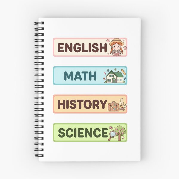 Item preview, Cute Anne of Green Gables English Math History Science Labels Shirt designed and sold by Fenay Designs.