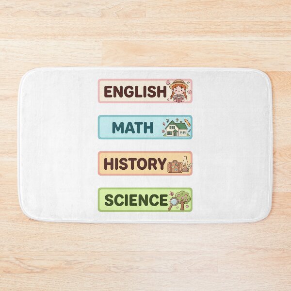 Item preview, Cute Anne of Green Gables English Math History Science Labels Shirt designed and sold by Fenay Designs.