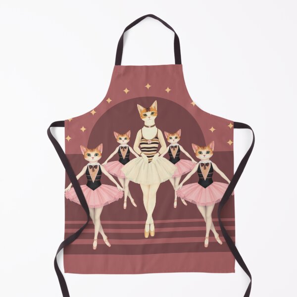 Item preview, Anthropomorphic Cat Ballerina Pattern | Ballet Lover designed and sold by UnhingedBird.