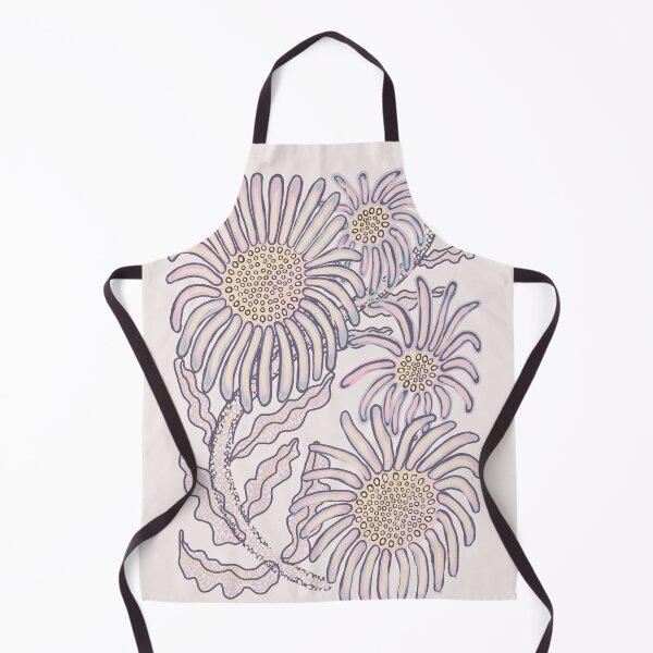 Item preview, Boho floral hand drawn flowers minimalist style designed and sold by MeadowsAndInk.