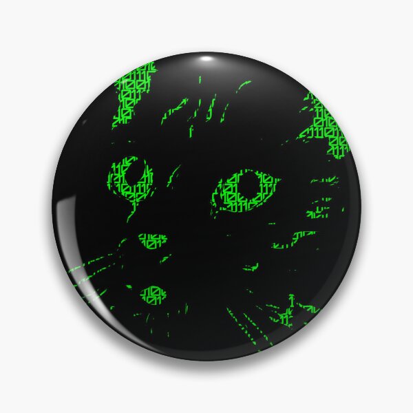 Item preview, Architect of Chaos Binary Matrix Cat designed and sold by MadeTearfully.