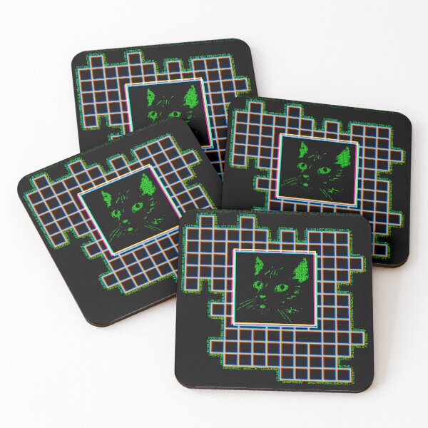 Item preview, Architect of Chaos Binary Matrix Cat designed and sold by MadeTearfully.