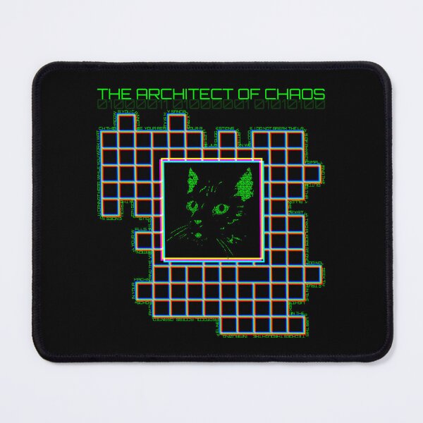 Item preview, Architect of Chaos Binary Matrix Cat designed and sold by MadeTearfully.