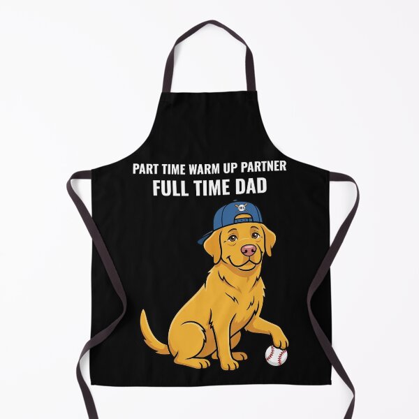 Item preview, Baseball Dad Labrador Part Time Warm Up Partner Full Time Dad designed and sold by AdriqnArt.