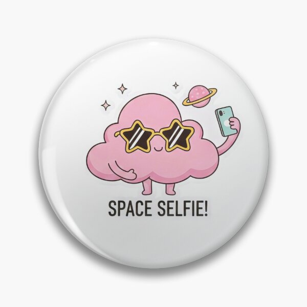 Item preview, Kawaii Pink Cloud Space Selfie designed and sold by XM STOREZ .