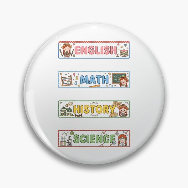 Item preview, Kawaii Anne of Green Gables English Math History Science Labels Shirt designed and sold by Fenay Designs.