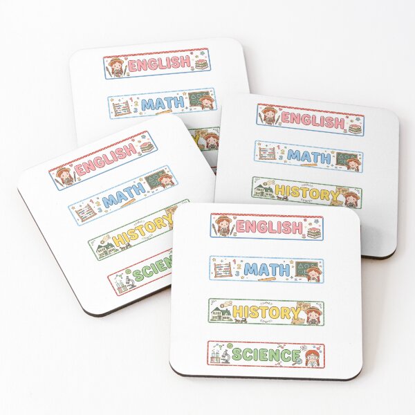 Item preview, Kawaii Anne of Green Gables English Math History Science Labels Shirt designed and sold by Fenay Designs.