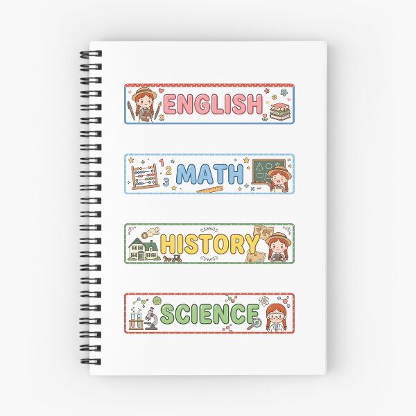 Item preview, Kawaii Anne of Green Gables English Math History Science Labels Shirt designed and sold by Fenay Designs.