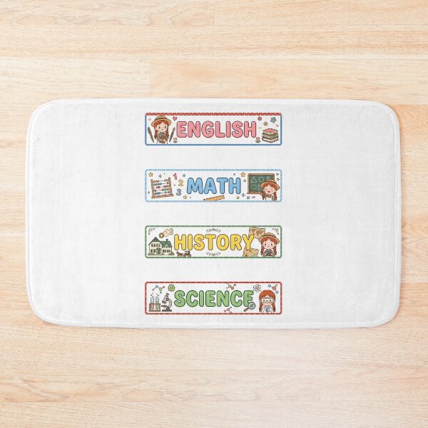 Item preview, Kawaii Anne of Green Gables English Math History Science Labels Shirt designed and sold by Fenay Designs.