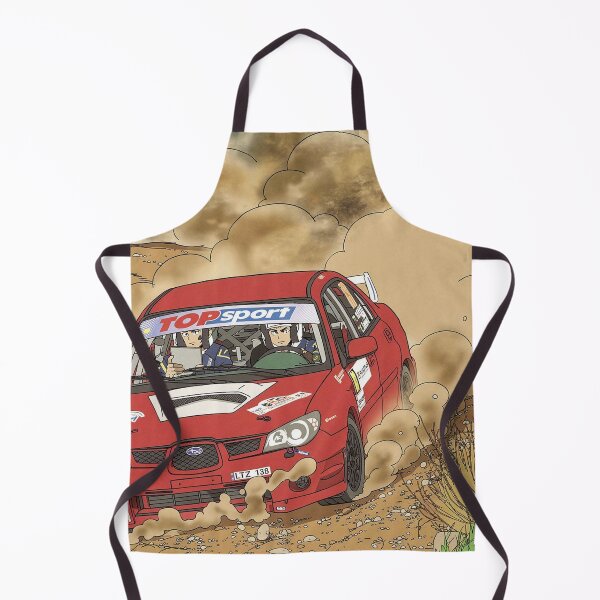 Item preview, Subaru Impreza Rally Car on gravel anime style designed and sold by Rally-Anime.