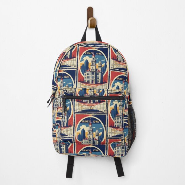 Item preview, Grimes Iowa 1950s USA Vintage Travel Tourism designed and sold by TravelersGems.