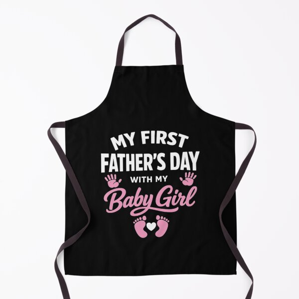 Item preview, My First Fathers Day with Baby Girl Funny First Time Dad designed and sold by clothesy7.
