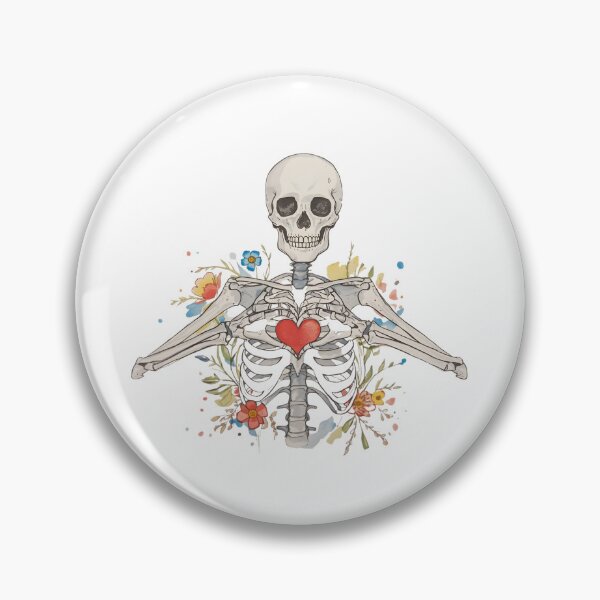 Item preview, Bones and heart designed and sold by uunaa.