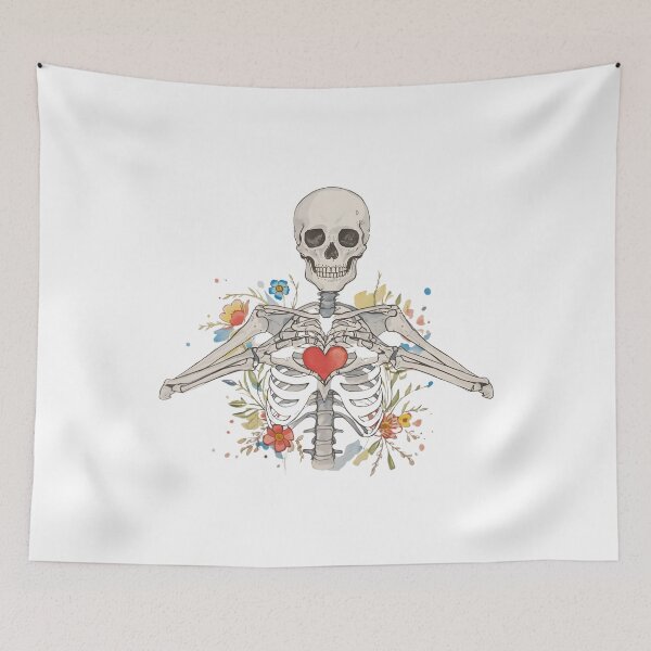 Item preview, Bones and heart designed and sold by uunaa.