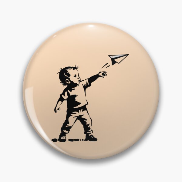 Item preview, a small child in silhouette throwing a paper airplane designed and sold by 123ks.