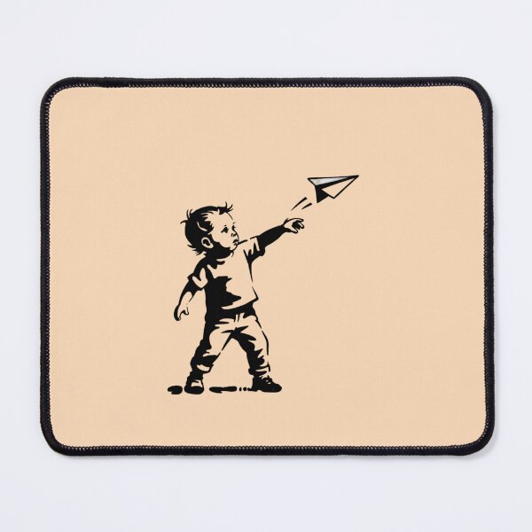 Item preview, a small child in silhouette throwing a paper airplane designed and sold by 123ks.