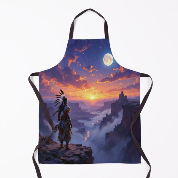 Item preview, Lone Shaman overlooking a mystic canyon of ancient winds and hidden ruins designed and sold by FotoworldEdel.