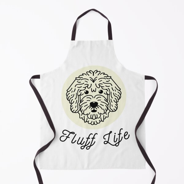 Item preview, Goldendoodle Cute Vector Line Art Fluff Life cream designed and sold by PeriwinkleStone.