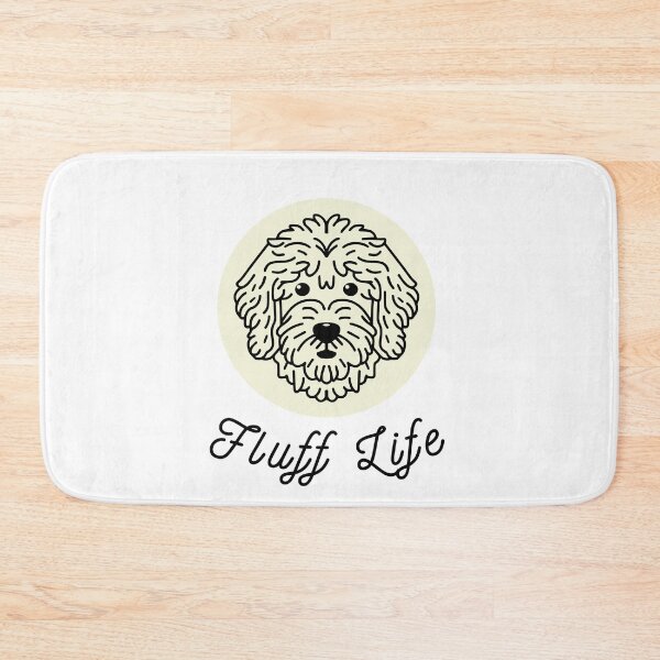 Item preview, Goldendoodle Cute Vector Line Art Fluff Life cream designed and sold by PeriwinkleStone.