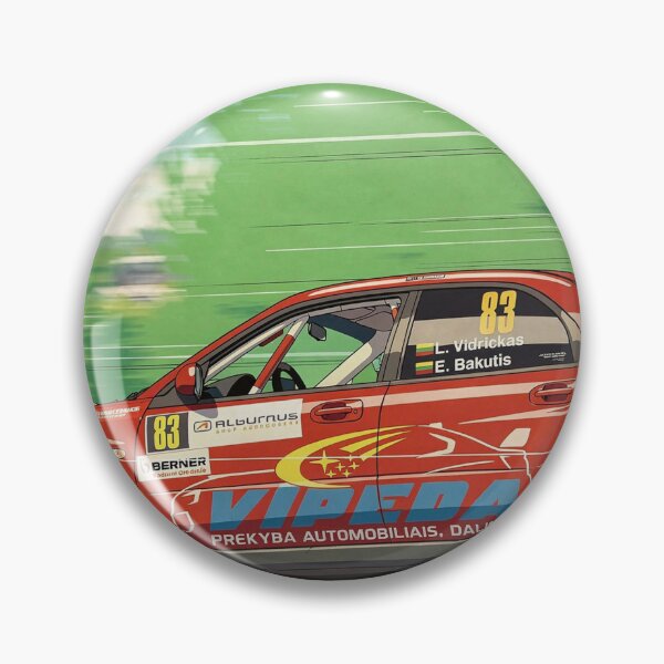 Item preview, Subaru Impreza Rally Car on gravel anime style designed and sold by Rally-Anime.