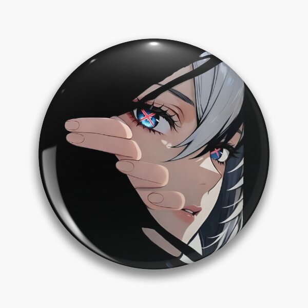 Item preview, Anime Aesthetic Girl Eye Glow Minimal Dark Art | Cyberpunk Manga Style Portrait designed and sold by Dyan4.