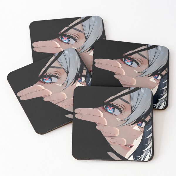Item preview, Anime Aesthetic Girl Eye Glow Minimal Dark Art | Cyberpunk Manga Style Portrait designed and sold by Dyan4.