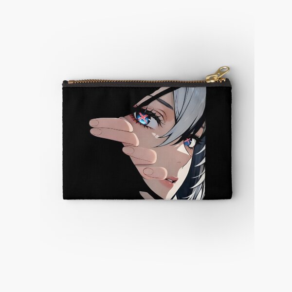 Item preview, Anime Aesthetic Girl Eye Glow Minimal Dark Art | Cyberpunk Manga Style Portrait designed and sold by Dyan4.