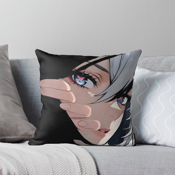 Item preview, Anime Aesthetic Girl Eye Glow Minimal Dark Art | Cyberpunk Manga Style Portrait designed and sold by Dyan4.