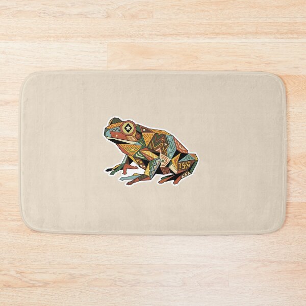 Item preview, Tribal Frog with Patterns – Ethnic Decal for Bohemian Art Fans designed and sold by bsbd-action.