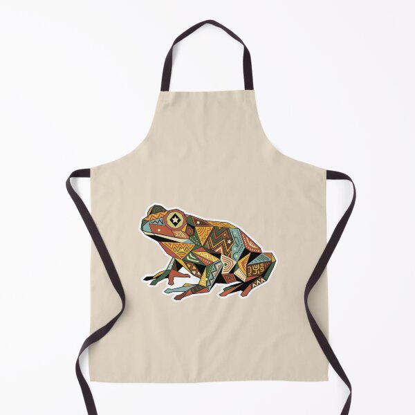 Item preview, Tribal Frog with Patterns – Ethnic Decal for Bohemian Art Fans designed and sold by bsbd-action.