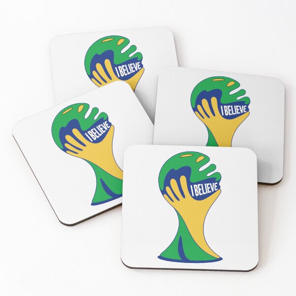 Item preview, Brazil Soccer “I Believe” Trophy – Football Fan with Championship Cup Design designed and sold by paulo silveira.