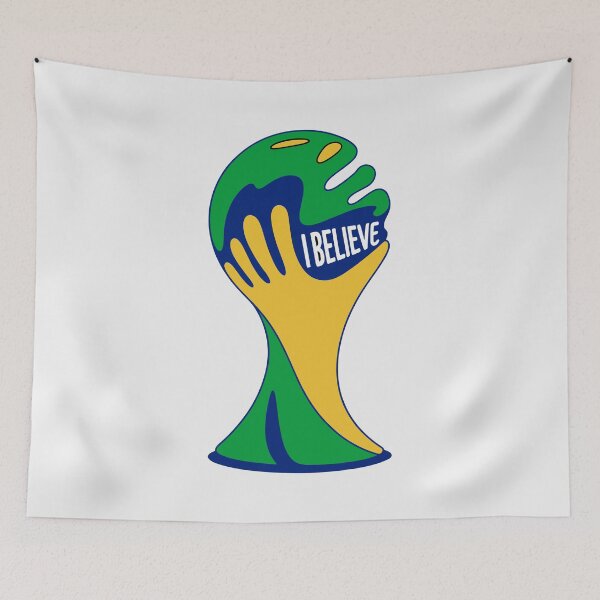 Item preview, Brazil Soccer “I Believe” Trophy – Football Fan with Championship Cup Design designed and sold by paulo silveira.