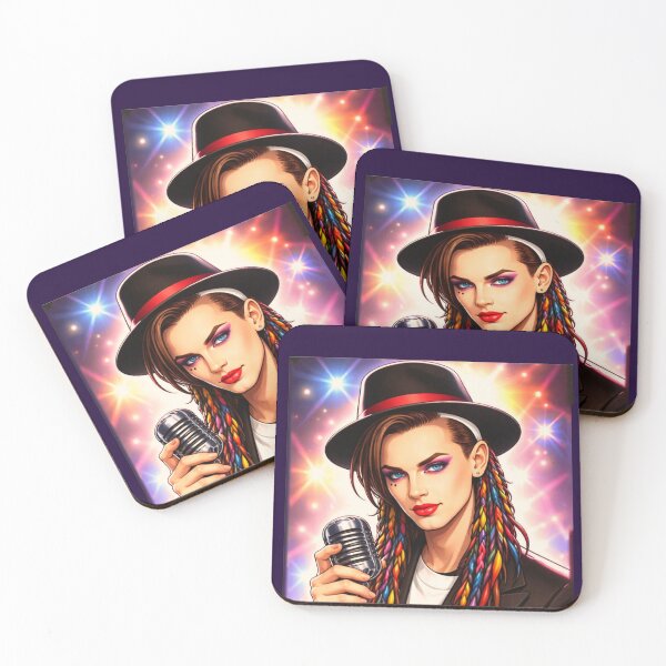Item preview, pop‑artist colourful‑braids rainbow‑hair designed and sold by  Mudikeys.