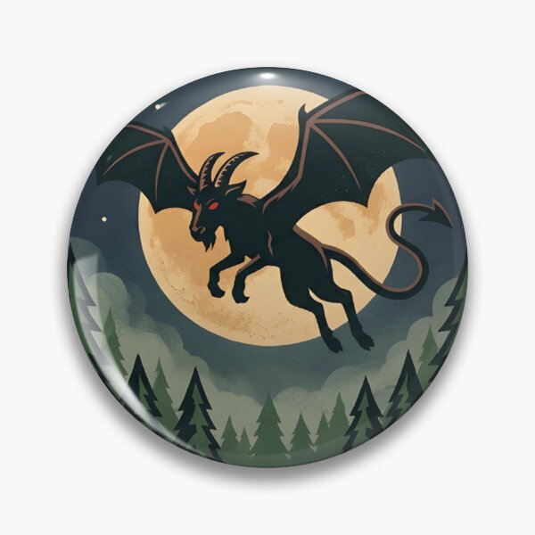 Item preview, Pine Barrens – Home of the Jersey Devil | National Park Badge Design designed and sold by ElNiro.