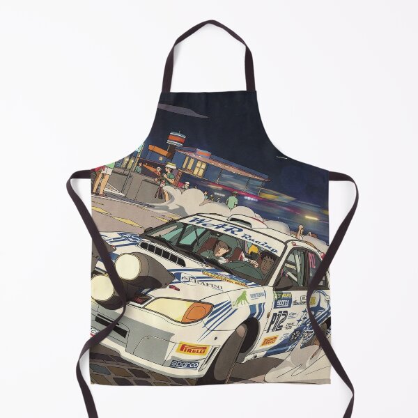 Item preview, Subaru Impreza Rally Car on tarmac anime style designed and sold by Rally-Anime.