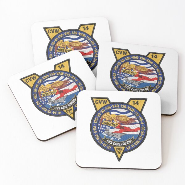 Item preview, USS Carl Vinson CVW-14 Westpac '96 Deployment Commemorative Patch designed and sold by CharlieDesings.