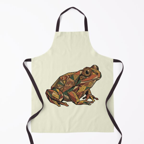 Item preview, Ethnic Geometric Frog – Earthy Art Sticker for Social Studies Students designed and sold by bsbd-action.